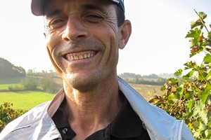 Hamid on of our team that looks after the vines all year round - Cantina Goccia guy at heart!